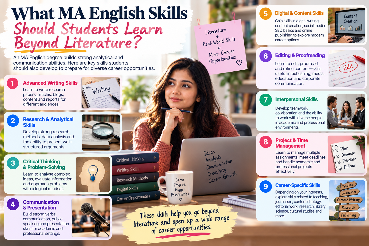 What MA English Skills Should Students Learn Beyond Literature?